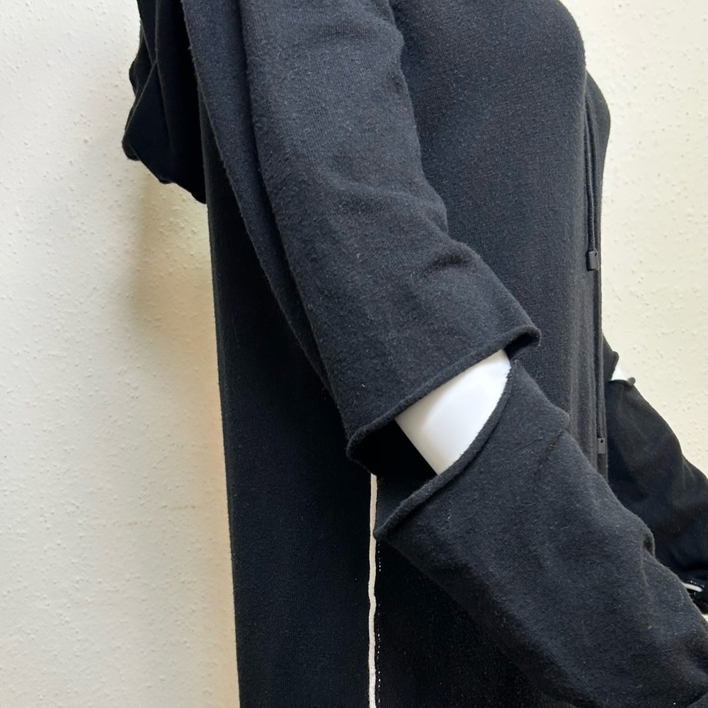 Philanthropy Black Long Sleeve Hoodie Dress - Picture 4 of 11